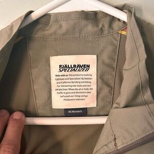 Fjallraven short sleeved zip up jumpsuit